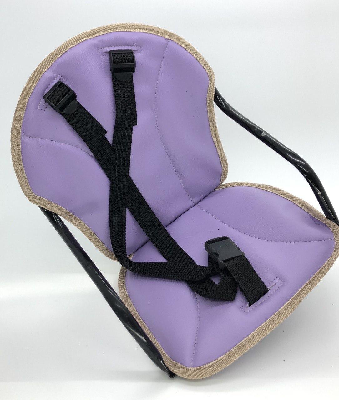 Сідло на раму дитяче Comfort метал фіолетове