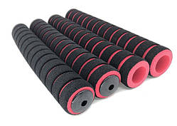 Гріпси поролонові довгі (червоні) Тайвань (4 шт)