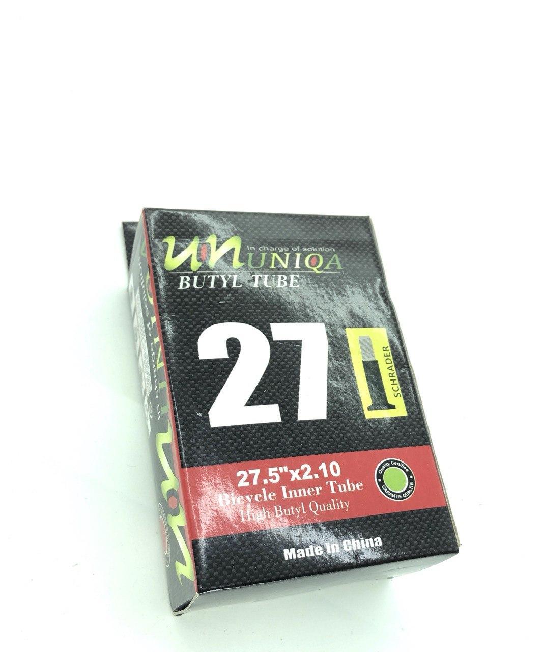Велосипедна камера Ununiqa 27,5 у коробці (бутілова)