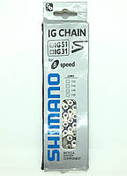 Ланцюг Shimano 1/2 * 3/32 * 116L сірий / коричневий, 8 швидкостей