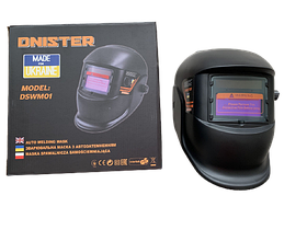 Зварювальна маска хамелеон Dnister DSWM01, автозатемнення, 9-13 DIN