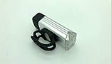 Передній ліхтар для велосипедів MC-QD-001 Machfa usb з кріпленням на кермо (mc-qd001) сіра, фото 3