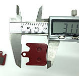 Гальмівні колодки велосипедні disk (k3677) к-т 2 шт, фото 3