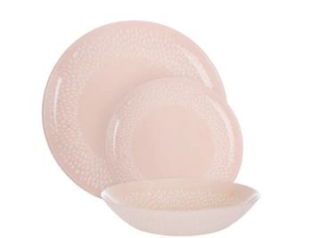 Сервіз Luminarc Simply Splashy Pink 19 предметів (Q0310)