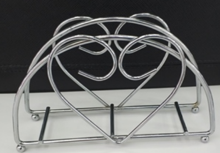 Підставка для серветок Helios Серце металева (7422), фото 1