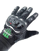 Мотоперчатки чорний текстиль XL
