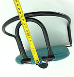 Сідло дитяче на раму метал на раму бірюзовий, фото 6