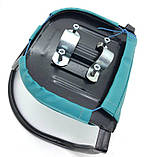 Сідло дитяче на раму метал на раму бірюзовий, фото 5