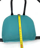 Сідло дитяче на раму метал на раму бірюзовий, фото 3