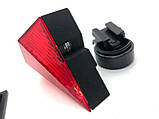 Задній стоп велосипедний Lazer Diamonds (ZH-005-BS-02-RED) на батарейках, фото 4