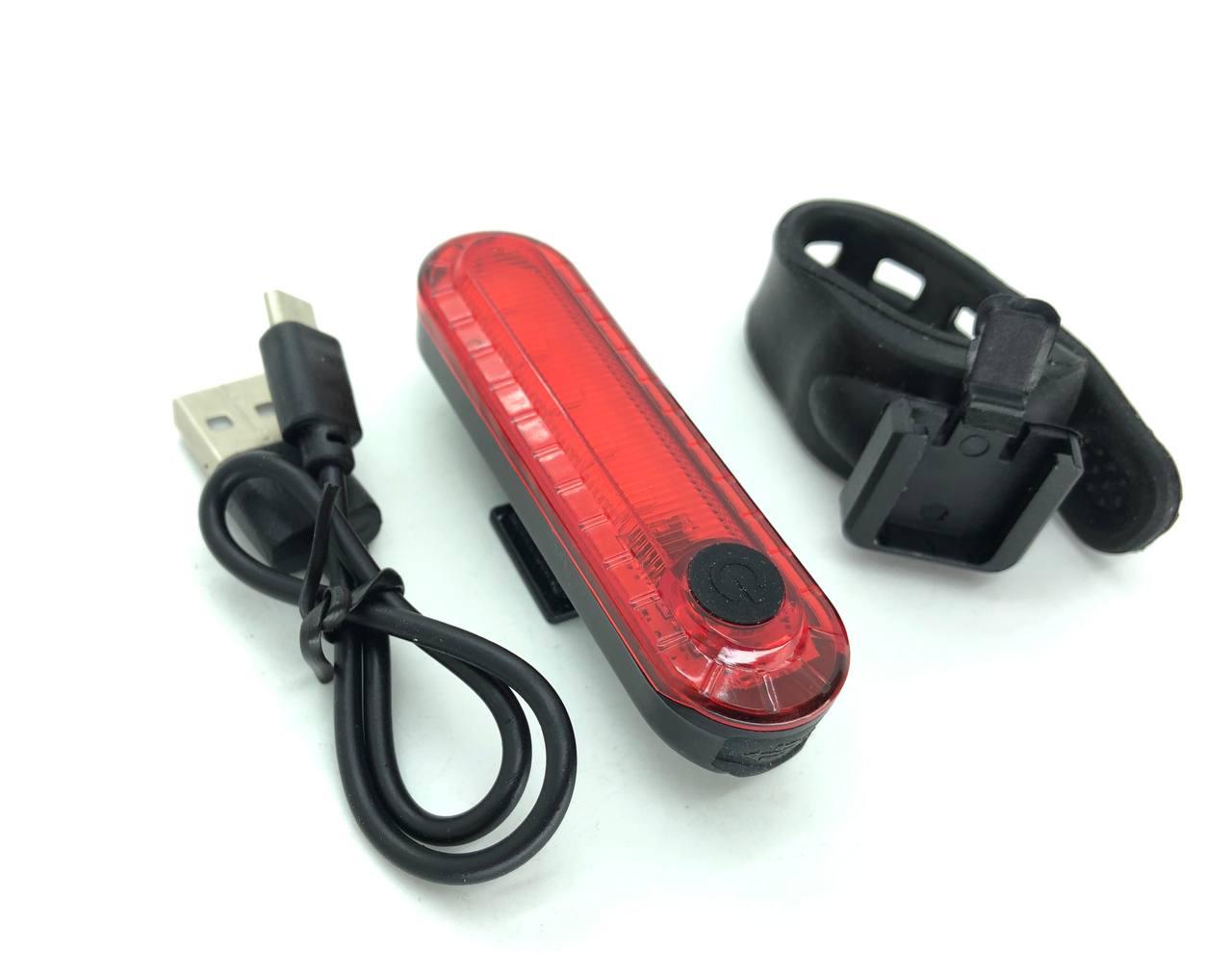 Велосипедний задний стоп BSK-2275-5SMD ЗУ USB 5 реж waterpr