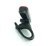 Велосипедний задний стоп BSK-2275-5SMD ЗУ USB 5 реж waterpr, фото 4