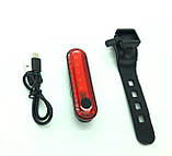 Велосипедний задний стоп BSK-2275-5SMD ЗУ USB 5 реж waterpr, фото 7