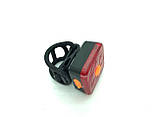 Велосипедний задний стоп XFL-106-6SMD RED ЗУ microUSB 5реж, фото 6