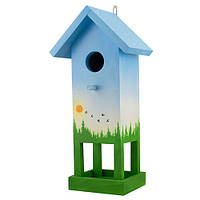 Скворечник для птиц деревянный Башня цвет. D9070-2