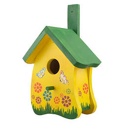 Шпаківня для птахів дерев'яна Хвилька кол. D9071-2