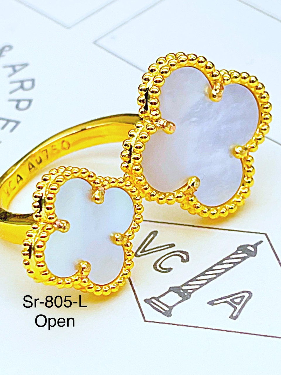 Кільце Stainlees Steel (преміум) (14-K) Sr-805(8) open