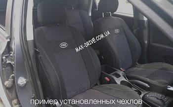 Чохли на сидіння  ГАЗ  3110 / 31105  з/спинка 1/2 1/2; cидіння суцільне ; задній  підлокітник; 4 підголівника.
