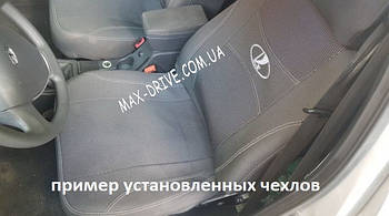 Чохли на сидіння  ЛАДА  PRIORA hatchback 2014- задня спинка та cидіння 1/3 2/3; закрытый тыл; 4 підголівника;