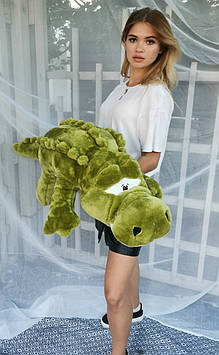 М'яка іграшка Крокодил 120 см Довга м'яка іграшка Плюшевий алігатор М'яка іграшка для дітей