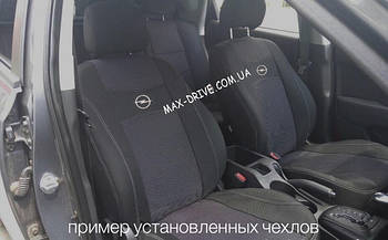 Чохли на сидіння  OPEL ASTRA G HB 2004- задня спинка 1/3 2/3; cидіння суцільне ; 5 підголівников; airbag.