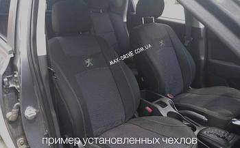 Чохли на сидіння  PEUGEOT 308 HB 2007-2013 з/сп та cидіння 1/3 2/3; передній підлокітник; 5 підголівников;