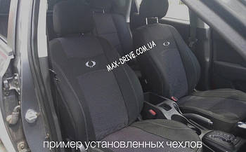 Чохли на сидіння  SSANGYONG REXTON 2006-2012 з/сп та cидіння 1/3 2/3; з/тыл; задній  підлокітник; 4 підголов;