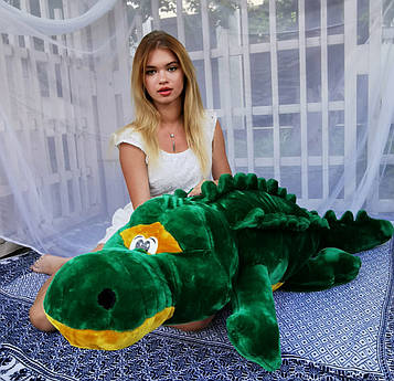 М'яка іграшка Крокодил 180 см Іграшковий м'який крокодил Дитяча м'яка іграшка Алігатор іграшка