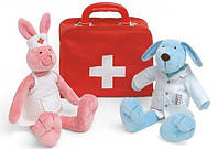 Аптечка для новорожденного Мини (13 единиц) Детская готовая аптечка для малыша в роддом Для мальчика, Розовый