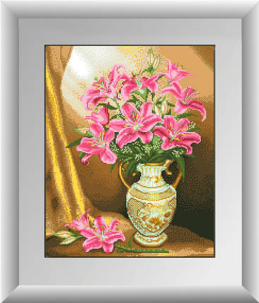 30260 Набір діамантової мозаїки Букетик лілій, фото 1