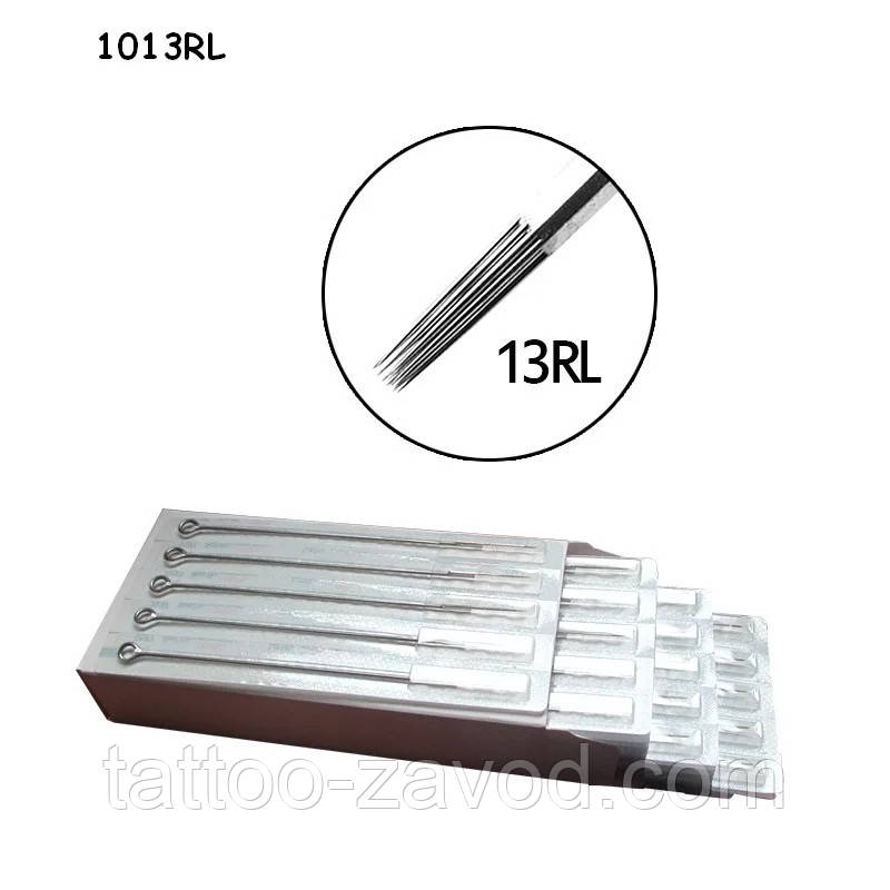 Тату голки стерильні 13RL (Round Liner) 10шт
