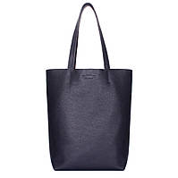 Кожаная сумка-шоппер Poolparty Iconic iconic-darkblue синий