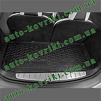 Коврик багажника резиновый Tesla Model X 2015- (задний) (7 мест малый ) (Avto-Gumm)