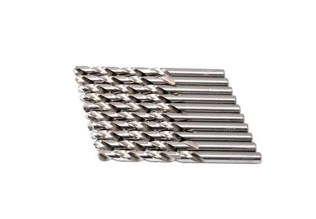 Свердло по металу 7мм HSS (10шт), в пластиковому футлярі ROCKFORCE RF-DSP70, фото 2