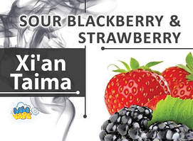 Ароматизатор xi'an Taima Sour Blackberry and Strawberry (Кисла ожина і полуниця)