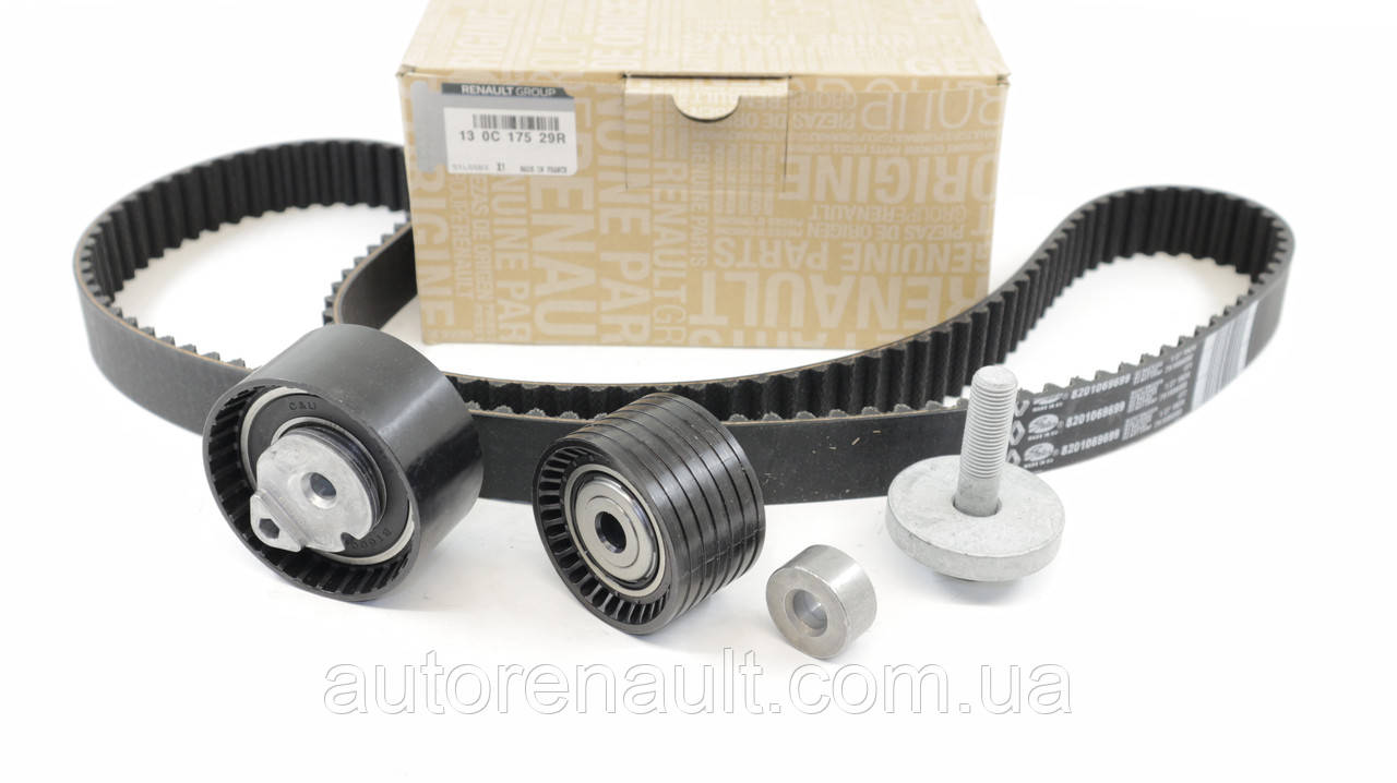 Комплект ременя ГРМ на Рено Меган 2 1.4 i 16v Renault (Оригінал) 130C17529R