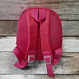 Рюкзачок з двосторонніми паєтками "Лол", маленький рожевий дитячий рюкзак для дівчинки в садочок, фото 3