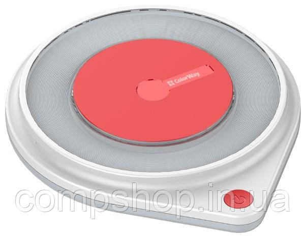 Пристрій зарядний бездротовий СolorWay Qi Fast Charger (10W)& LED bedside lamp (код 115290)