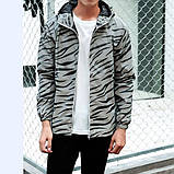 Світловідбивна жіноча/ чоловіча ветровка, Весняна модна водовідштовхувальна куртка - розмір S, фото 3