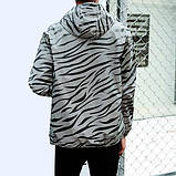 Світловідбивна жіноча/ чоловіча ветровка, Весняна модна водовідштовхувальна куртка - розмір S, фото 4