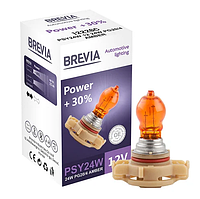 Галогеновая лампа Brevia PSY24W 12V 24W PG20/4 AMBER Power +30% CP 12226C