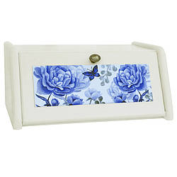 Хлібниця дерев'яна  Blue butterfly, 18,5х40,5х27,5 см