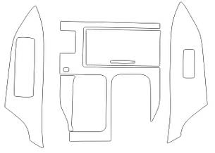 Комплект викройок для салону LEXUS LX 2015