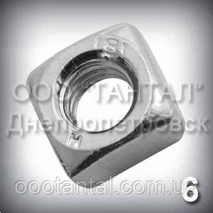 Гайка М6 квадратна ТУ 23.1.505-91, DIN 557 (радіатор ВАЗ-2101), фото 1
