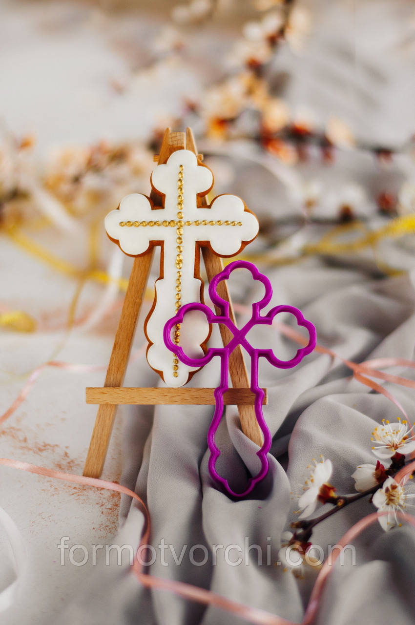 3D-формочки-вирубки для пряників "Крест 4"