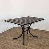 Комплект меблів для літніх кафе "Ріо Плюс" стіл (120*80) + 4 стільці Венге, фото 2