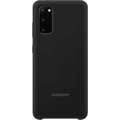 Оригінальний чохол Samsung Silicone Cover Black для Galaxy S20 SM-G980 (EF-PG980TBEGRU), фото 1