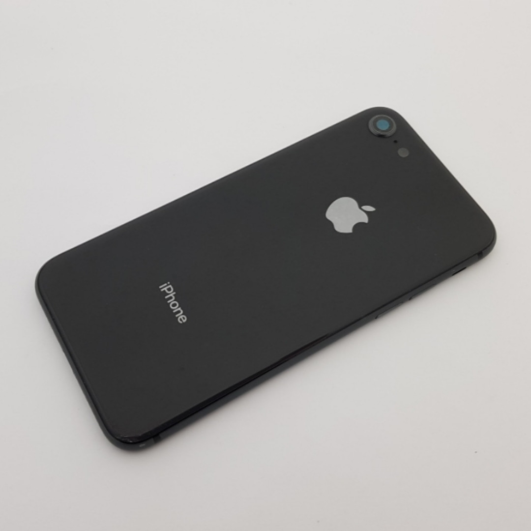 Корпус apple iphone 8 чорний сервісний оригінал з розборки (подряпини), фото 1