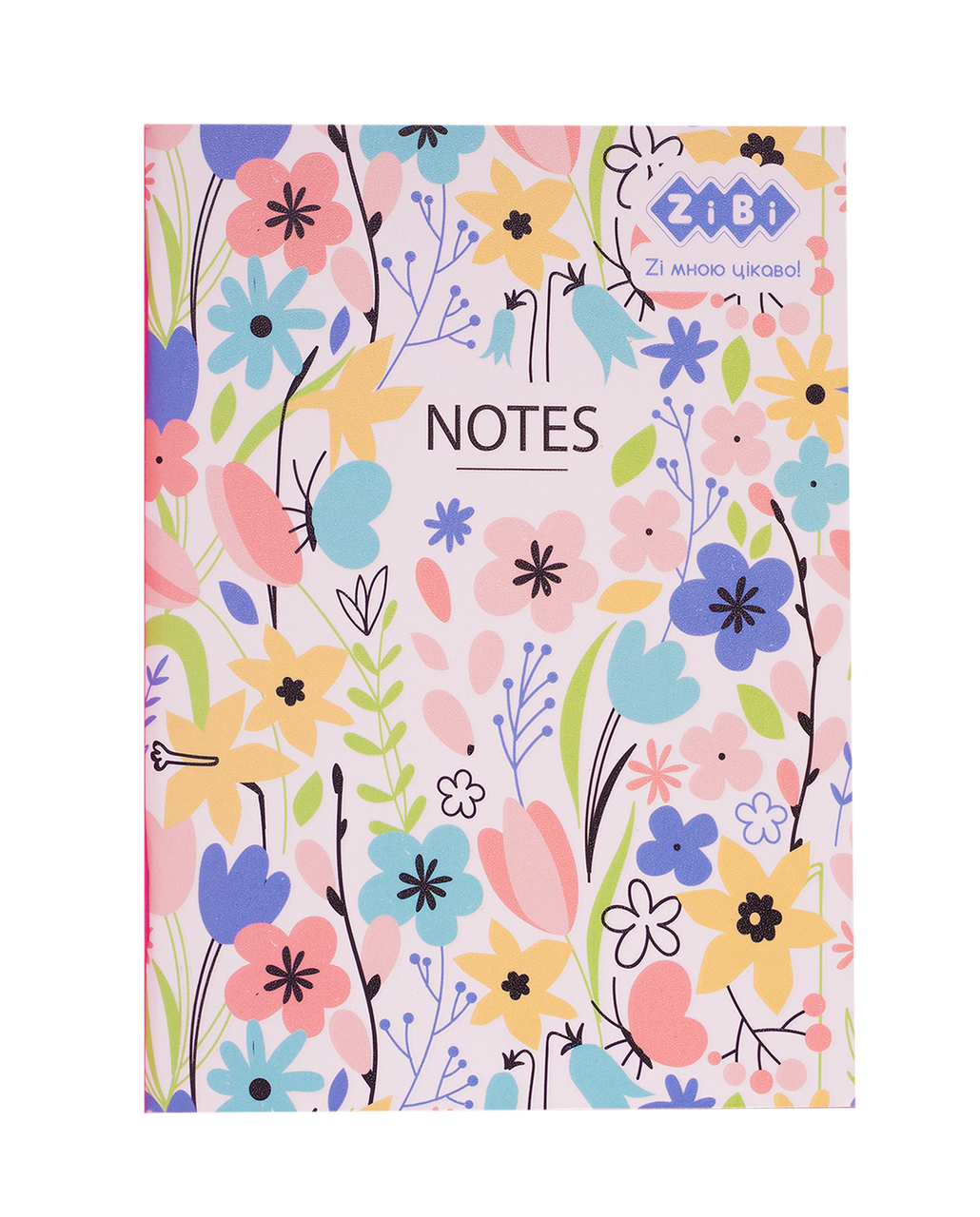 Блокнот BRIGHT Zibi А-5, 32л., кл, карт. обл., структ. лак+ Уфлак, на скобі, KIDS Line