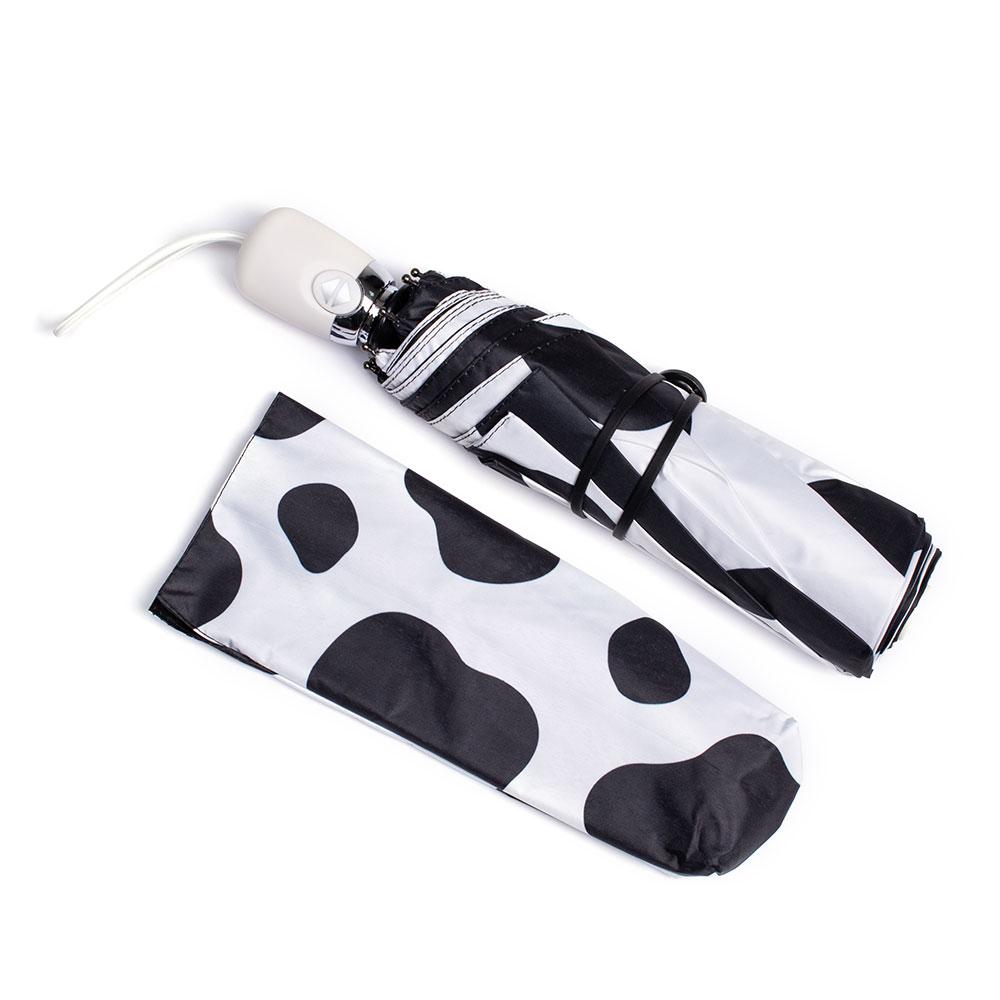 Парасолька жіноча складана повний автомат KAFA "Далматин" антивітер, УФ-захист (3323), фото 1